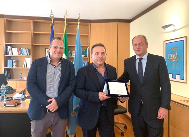 Centro vaccinale di via Trapani, Pasquale Raia premiato in Consiglio regionale del Lazio