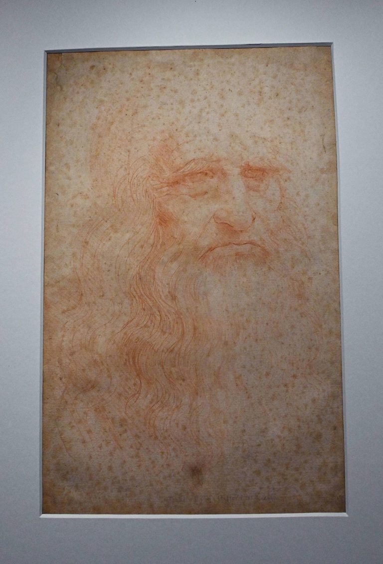 Torino, l’autoritratto di Leonardo da Vinci potrà essere ammirato per un breve lasso di tempo dal 25 settembre al 3 ottobre 2021