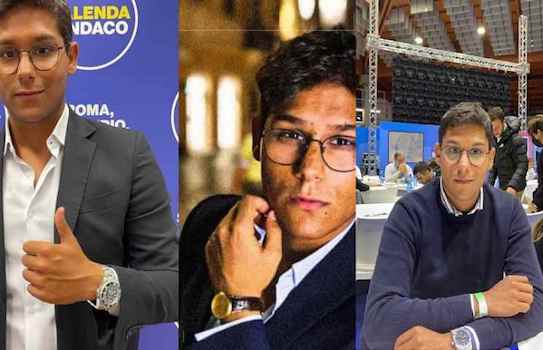 Campidoglio, polemiche sul web per un candidato 21enne di Carlo Calenda con il Rolex al polso