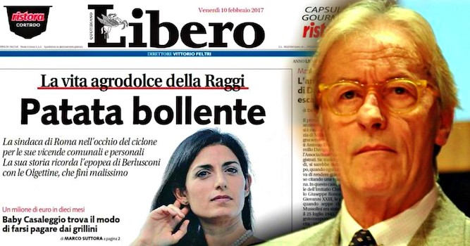 Diffazione contro la Raggi, parla la Sindaca di Roma: “Feltri ha avuto 4 anni per chiedermi scusa, lo poteva fare in tutti i modi ma non si è mai presentato”