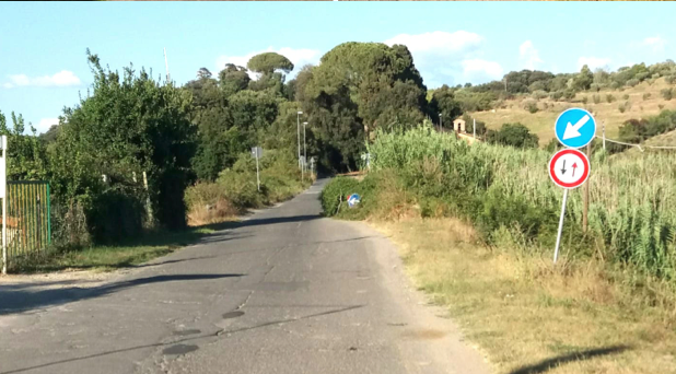 Via di Ceri abbandonata. Denuncia del CdZ Borgo San Martino
