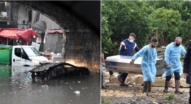 Catania, due le vittime della violenta ondata di maltempo. Si cerca una donna dispersa