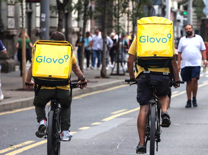 Dipendenti di Glovo in stato di agitazione