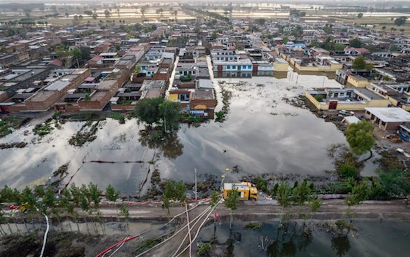 Cina, nella provincia di Shanxi evacuate quasi due milioni di persone per delle forti inondazioni