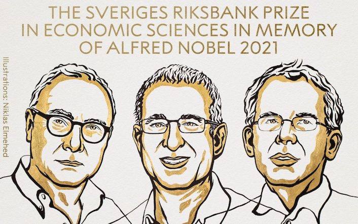 Premio Nobel per l’Economia a David Card, Joshua Angrist e Guido Imbens
