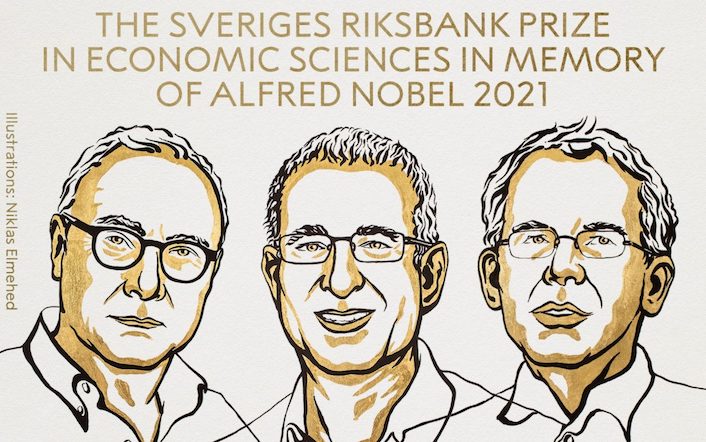 Premio Nobel per l’Economia a David Card, Joshua Angrist e Guido Imbens