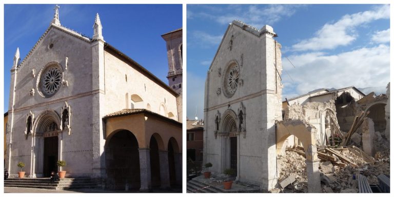 Norcia (Perugia), oggi ricorre il quinto anniversario del devastante terremoto del 2016