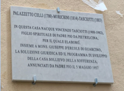 Inaugurata la targa in memoria di Vincenzo Tasciotti