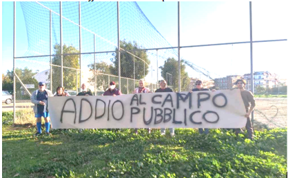 Campetto di via Firenze, “addio al campo pubblico”