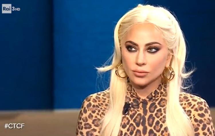 Lady Gaga ospite da Fabio Fazio esprime solidarietà per la comunità di Lgbtq+