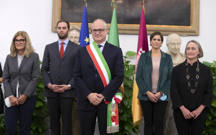 Roma, il sindaco Roberto Gualtieri presenta la nuova Giunta: metà sono donne