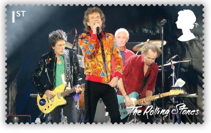 Musica, emessi 12 francobolli per celebrare i 60 anni di attività dei Rolling Stones
