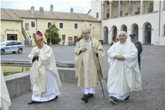 Monsignor Giacomo Morandi, arcivescovo titolare di Cerveteri, vola a Reggio Emilia