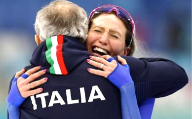 La prima medaglia italiana a Pechino è l’argento della ladispolana Francesca Lollobrigida
