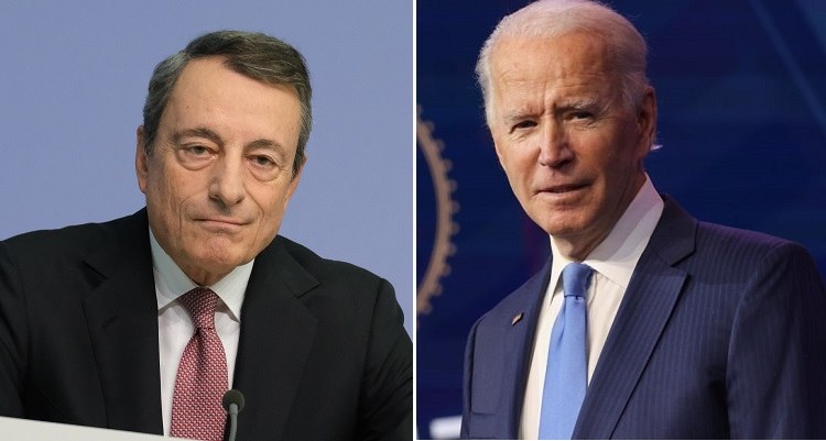 Crisi Russia-Ucraina: lunga telefonata tra il presidente Biden e il premier Draghi