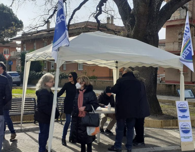 Uniti per Cerveteri incontra i cittadini al mercato di Cerenova