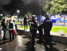 “Al parco per un momento di socialità, ma alcuni giornali locali raccontano altro”