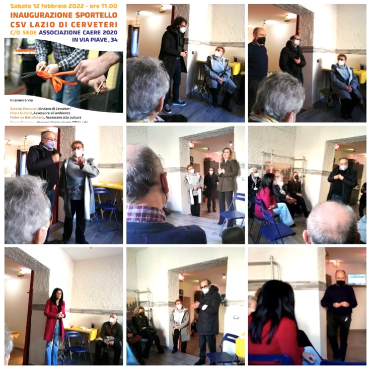 Inaugurato lo Sportello del Centro Servizi Volontariato – CSV Lazio