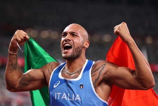 Roma, Marcel Jacobs premiato dalla Stampa Estera come miglior atleta dell’anno