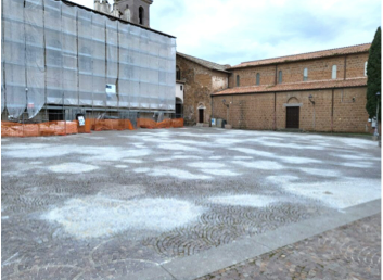Sono tornati i sanpietrini a Piazza Santa Maria