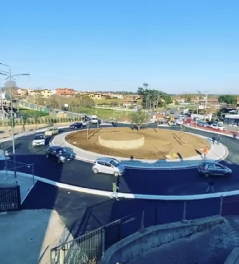 Rotatoria conclusa, riapre al traffico l’ingresso di Cerveteri