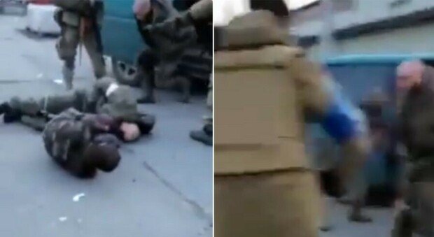 Guerra in Ucraina, video choc in cui militari di Kiev sparano alla gambe ai prigionieri russi