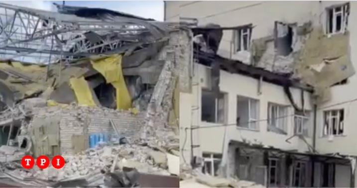 Guerra in Ucraina, i militari russi hanno distrutto l’ospedale di Izyum