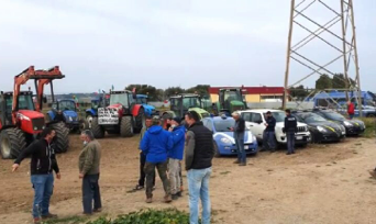Caro benzina, prosegue la protesta degli agricoltori di Tarquinia