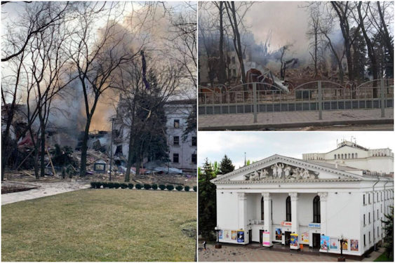 Guerra in Ucraina, la promessa del ministro Franceschini: “Ricostruiremo il teatro di Mariupol”