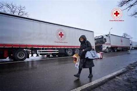 Due agenzie dall’Onu hanno allestito spari sicuri per i civili lungo il confine ucraino