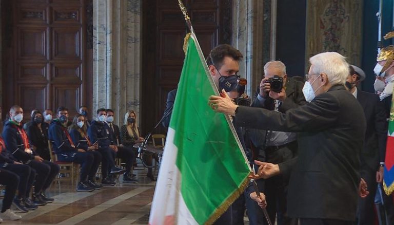 Quirinale, il presidente Mattarella riceve gli atleti olimpici e paralimpici