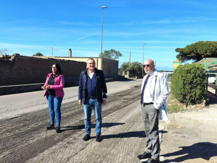 Aperto il cantiere su via Terme di Traiano