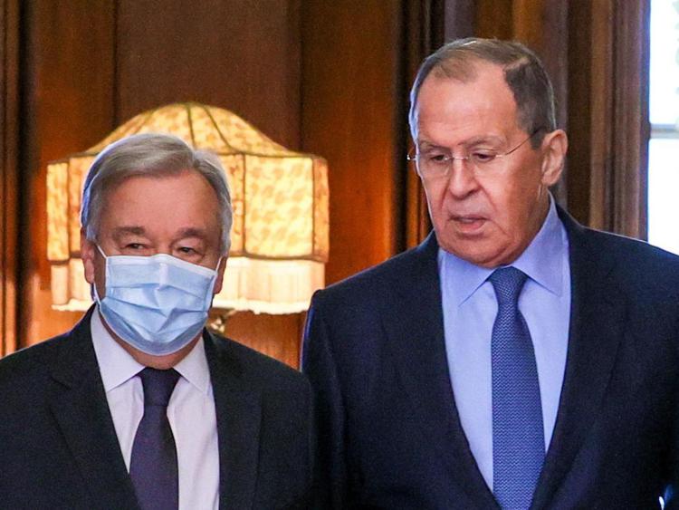 Guerra in Ucraina, Lavrov a Guterres: “La Russia è pronta alla ripresa dei negoziati sa ci saranno idee interessanti”