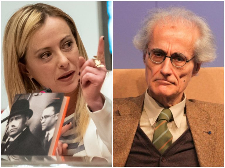 Offese alla Meloni, il professor Canfora precisa: “Il termine neonazista è un’altra cosa rispetto a nazista”.