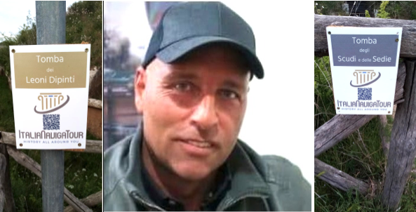 Una guida interattiva per le tombe etrusche