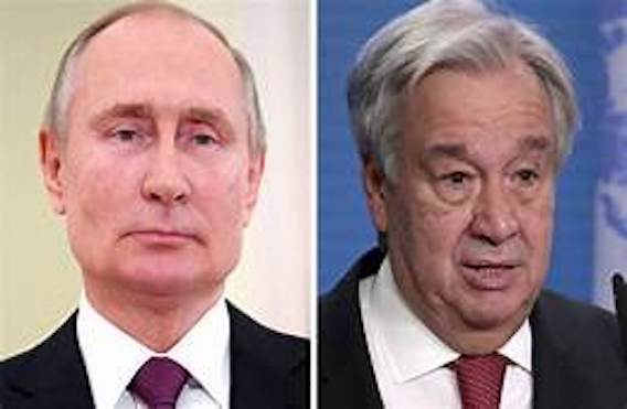 Guerra in Ucraina, martedì l’atteso incontro tra Putin e Guterres a Mosca