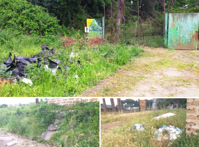 Abbandono totale intorno allo Stadio Galli