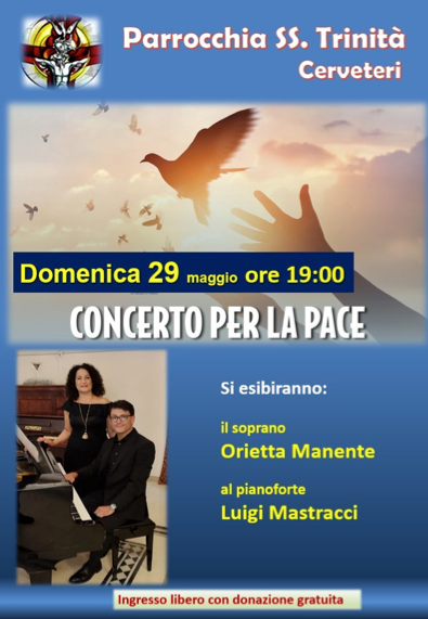 Alla Santissima Trinità musica lirica per la Pace