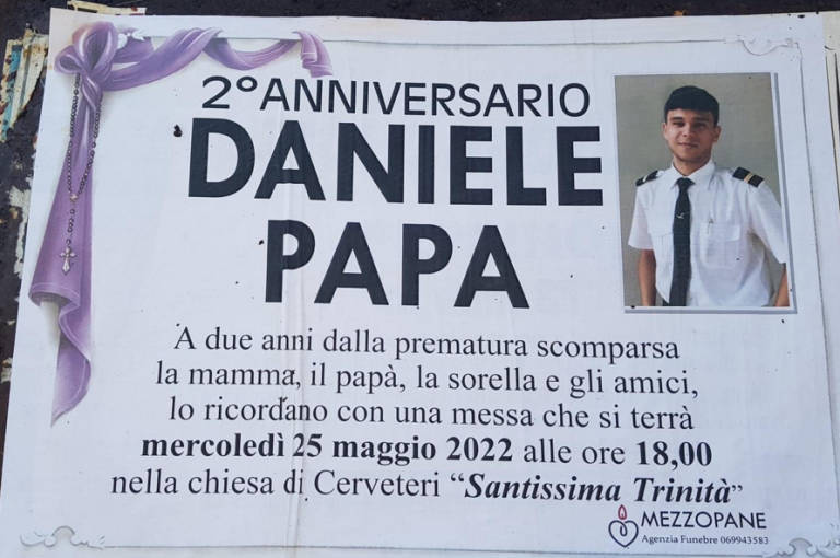 Due anni senza Daniele