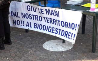 “Territorio fermamente contrario al biodigestore di Anbyenta”