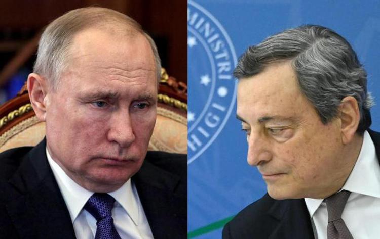 Guerra in Ucraina, Putin al telefono con Draghi: “Garantiremo le forniture del gas, eliminare le sanzioni economiche!