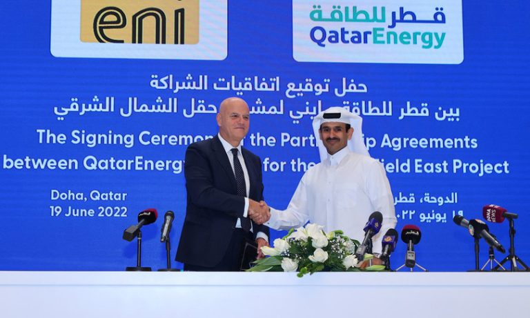 L’Eni è stata selezionata da QatarEnergy come nuovo partner internazionale per l’espansione del progetto “North Field East” (Nfe)