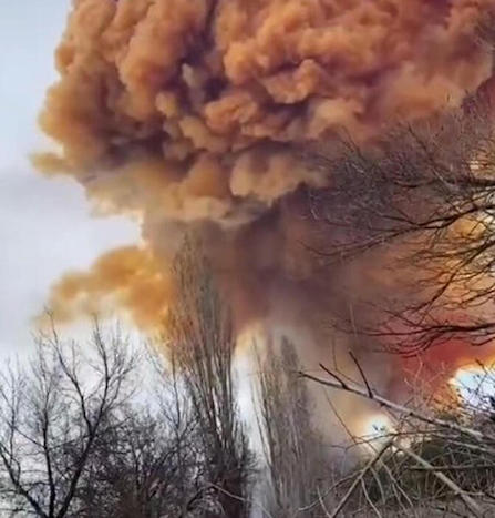 Guerra in Ucraina, i russi colpiscono serbatoio di acido nitrico a Severodonetsk