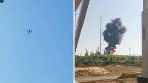 Drone ucraino colpisce una raffineria russa a Rostov