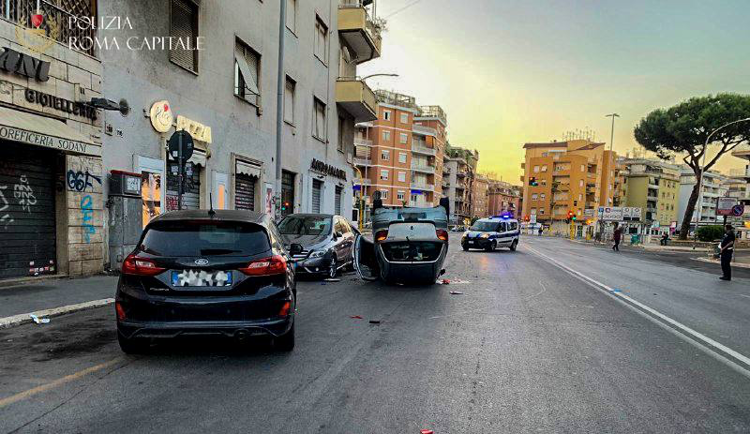 Roma, tragico incidente stradale sulla via Boccea: un morto e cinque feriti