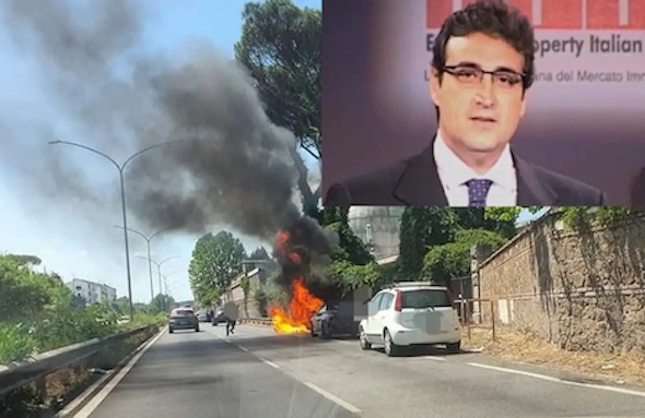 Roma, è del broker Massimo Bochicchio il corpo trovato carbonizzato dopo l’incidente in moto in via Salaria