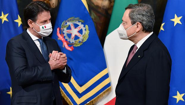Crisi di governo, Draghi vince ampiamente la sfida con Giuseppe Conte sulla rete