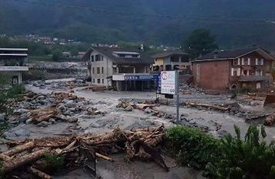Lombardia, straripa il fiume Re: evacuate 50 persone a Braone e Niardo