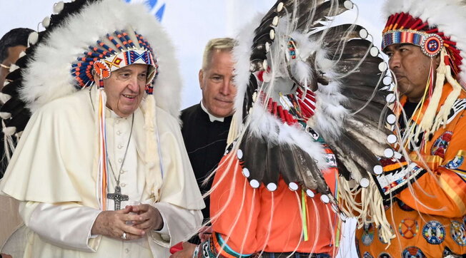 Canada, il doloroso mea culpa del Papa ai nativi indigeni del Paese