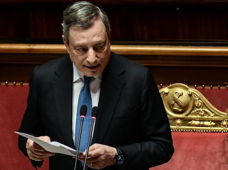 Crisi di Governo, Mario Draghi al Senato: “Serve un nuovo patto di fiducia per il rilancio dell’Italia”